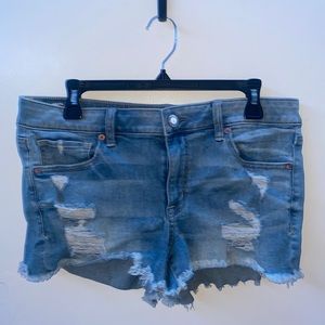 American eagle ripped shorts.